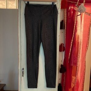 Simply Vera Vera Wang Black Snakeskin Print Leggings